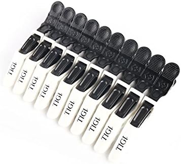 10pcs Length Essential Crocodile Alligator Teeth Hair Clips- Women Girls Hair Claw Clamps Bobby Pins Hairpin Styling Accessories Hair Fringe Hairdressing Salon Grip (White)