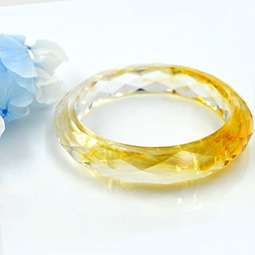 YNuth Silikonform Gießform Armband Breit Transparent Schmuck DIY Durchmesser 6.2cm - 8