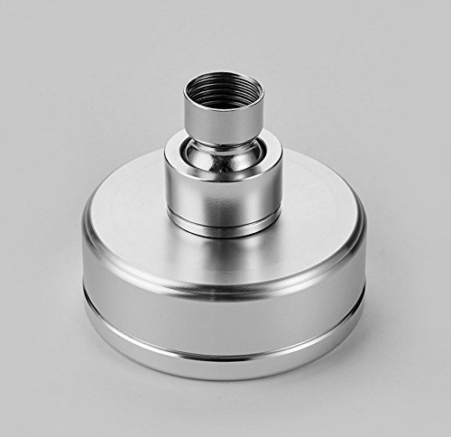 ke1aip Aluminium Duschkopf High Pressure Wasserspar Handbrause Düse Handbrause mit 1,5 m langen Schlauch und Halterung - 7