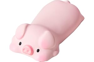 YOSOO HEALTH GEAR Sunffice śliczna podkładka pod nadgarstek, gumowa nakładka na klawiaturę, z motywem zwierzęcym, miękka poduszka do komputera, laptopa, mały rozmiar, łatwe pisanie (różowa