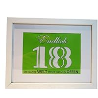 Endlich 18, Geldgeschenk zum Geburtstag, 18. Geburtstag