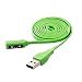 Produktbild Magnetische USB Ladekabel Netzteil Kabel für Pebble Smartwatch - Hochwertiges USB Ladegerät Kabel Charging Cable für Pebble Time 3 / Time Steel / Time Round Smart Watch - Grün(Green)