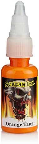 Scream 2 Tattoo Ink - Orange Tang - 1oz/30ml - New Formula - Permanent Tattoo Ink