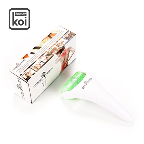 Koi Beauty Derma Skin Ice Roller for Face Body Massage Material Rubber 3 Colours (White)
