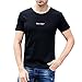 Produktbild BHYDRY Mode Herren Brief Druck Shirt Kurzarm Casual T-Shirt Bluse Tops