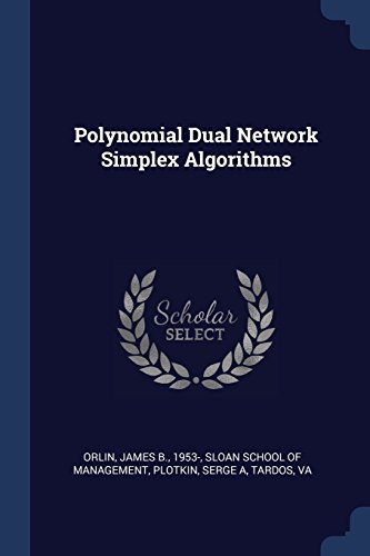 Preisvergleich Produktbild Polynomial Dual Network Simplex Algorith
