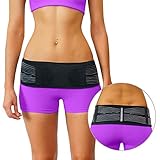 Paskyee Sacroiliac Hip Belt for Women and Men That Alleviate Sciatic, Pelvic, Lower Back and Leg Pain, Stabilize SI Joint, Anti-Slip and Pilling-Resistant