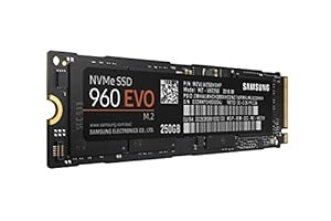 Samsung mz-v6e250bw SSD 960 Evo, 250 GB, M.2, NVME, Schwarz/Orange