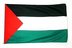 AZ FLAG Drapeau Palestine 90x60cm - Drapeau palestinien 60 x 90 cm - Drapeaux