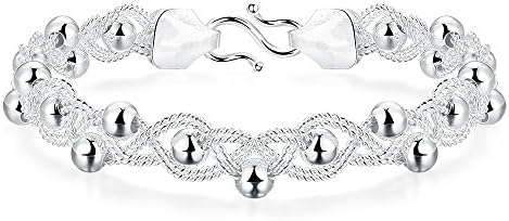 KOLA-Elegant atmosphere with beautiful silver plated ball female bracelet - New