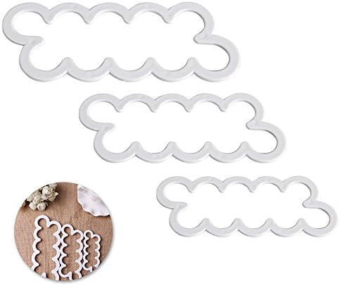 3D Rose Petal Cookie Cutters 3pcs Sugarcraft Cutters Sugar Craft DIY Silicone Cutter Cake Baking Maker Decoration Tool
