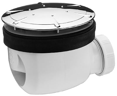 Wirquin 34040001 Twisto Bonde de douche à débit rapide Diamètre 90 Chrome