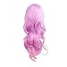 WIG-011 Soft Pastel Baby Blue and Pink Wig with Straight Fringe