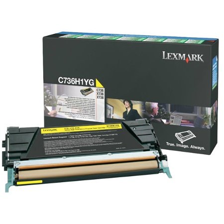 Preisvergleich Produktbild Lexmark PB-Toner gelb C736 X736 X738