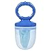 Produktbild Netz Fruchtsauger Schnuller für Obst und Gemüse - ab Monaten für Babys - Mit gratis Geschenktasche (Blau)