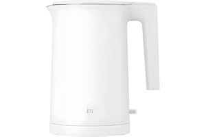 ‎XIAOMI Xiaomi 39191 Electric Cettle 2, czajnik elektryczny 1.7L, dwuwarstwowa izolacja cieplna, moc 1800W, 100% BPA-free, Biały, Wersja włoska
