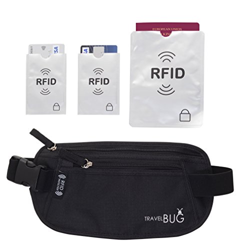 Cintura Portasoldi Nascosta Con RFID - 3 Tasche Impermeabile Per Viaggi, Uomo E Donna - Foto 7