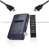 [EINFACH ZU INSTALLIEREN] - Alles was Sie benötigen ist in der Box, eine neue Einstellung ist hier nicht notwendig. Mit der kinderleichten Menüführung können Sie problemlos Sender und Kanäle suchen, löschen und verschieben.