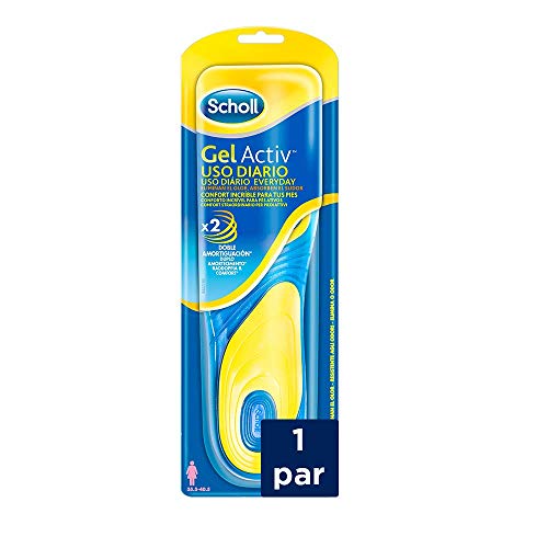 Scholl Plantillas Gel Activ Uso Diario Mujer, 35.5-40.5, 1 par