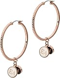 Emporio Armani Ohrringe EGS2584221 Damen Creolen Edelstahl Rose Weiß
