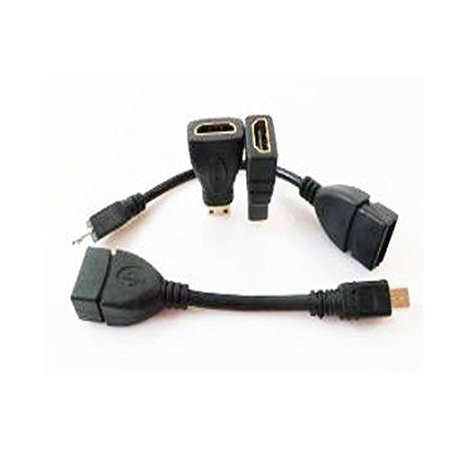 Afunta(tm)Android Tablet Cable Adapter Set-Micro USB OTG; Mini USB OTG; HDMI Female to Micro HDMI Male;HDMI Mini-enabled devices to standard HDMI - 8