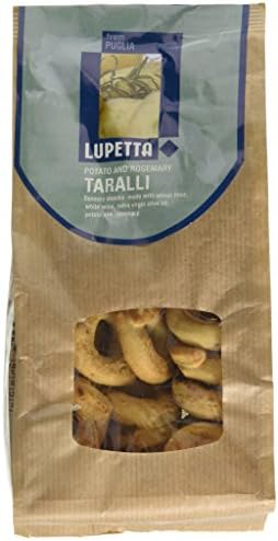 Lupetta Potato and Rosemary Taralli 250 g (Pack of 6)