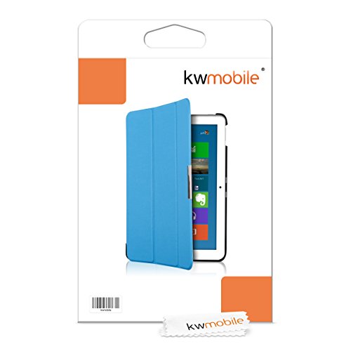 kwmobile Hülle für Acer Iconia Tab 10 (A3-A20) – Smart Cover Case Tablet Schutzhülle Kunstleder – Ultra Slim Tabletcase Hellblau - 7