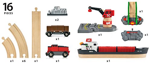 BRIO World - Harbour Cargo Set