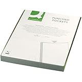 Q Connect Punched Pocket A4 50micron (Pack of 100)