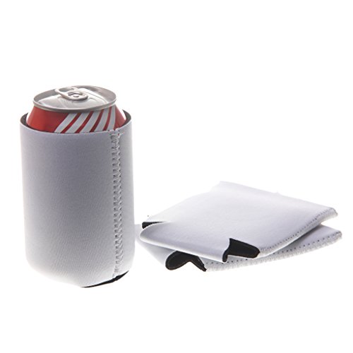 Gazechimp 10x Dosenkühler Bierkühler CAN Beer Tin Can Cooler Weiß - 2