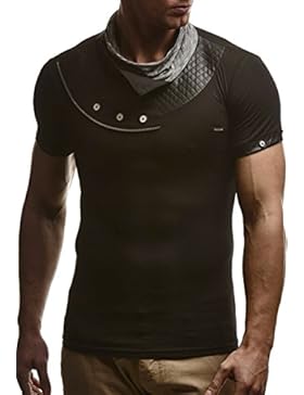 LEIF NELSON Herren T-Shirt Sweatshirt Slim Fit LN285