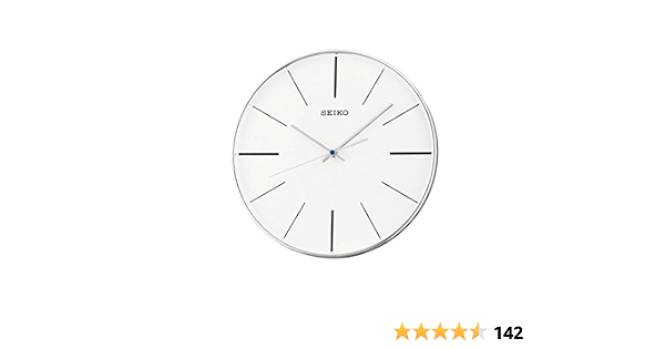 Seiko QXA634A - Orologio da parete Unisex, bianco, rund : Amazon.it: Casa e  cucina