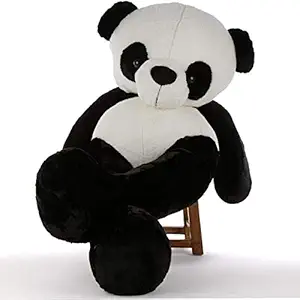 HUG n FEEL SOFT TOYS Panda Teddy Bear 5 feet, Soft Toys, Birthday Gift for Girls/Wife, Boyfriend/Husband, Wedding for Couple Special, Rakhi for Brother/Sister Gift Items, (5 feet, Panda)