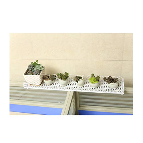 Preisvergleich Produktbild SPFOZ Blumenständer Metallblumenständer / Büro Hängender Tischplattenständer / Kleinigkeitenlagergestell Schwarz / Weiß (Color : White)