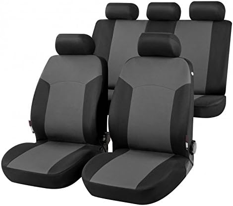 RMG R01V039 car seat covers for SPARK compatible car covers blacks gray for seats with armrest airbag and splitting seats
