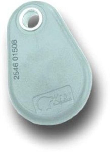 KERI pkt-10 X Llavero de Proximidad, 125 kHz excitación/retorno de 62,5 kHz, 1,51 cm de largo x 1,15 "Ancho x 0.155" de grosor, Gray, 1