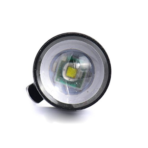 Holeider Taschenlampe Super hell Zoomable Q5 AA / 14500 Mini Fackel Schwarz - 2