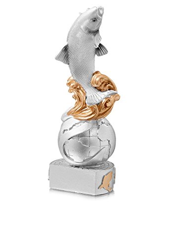 Preisvergleich Produktbild RaRu Angler-Pokal (Resin-Figur) mit Gravur