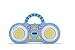 Taf Toys Musical Cot Mobile with Detachable MP3 Player