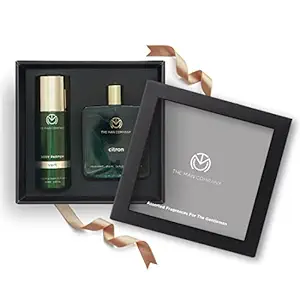 The Man Company Ever Green Perfume Gift Set for Men | Luxury Long Lasting Fragrance | Premium Body Spray | Gift Kit For Husband, Boyfriend | Combo Pack for Him