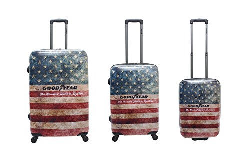 Preisvergleich Produktbild Goodyear Authentic Koffer, 78 cm, 150 Liter, Mehrfarbig