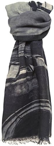 Ahujasons Women's Digital Wool Scarf Grey One Size