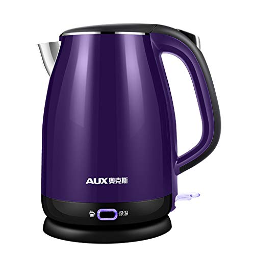 Bouilloire En Acier Inoxydable Bouilloire lectrique Bouilloire De Mnage Automatique Extinction Isole Pot 1.8L Grande Capacit Bouilloire lectrique Pourpre
