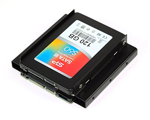 RHOMBUTECH DUAL Einbaurahmen für 2x 2,5″ Festplatten, SSD’s auf 3,5″ - 2