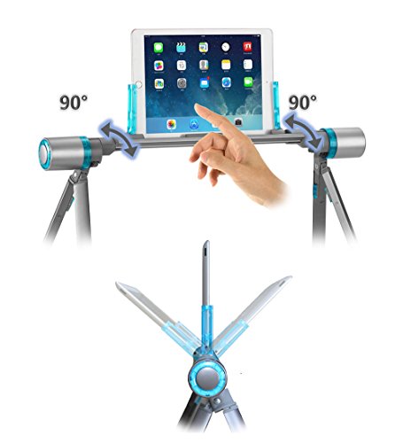 ZenCT Tablet Ständer iPad Halterung, Kompakt und Faltbare Tablet Halter für Max 10 Zoll Tablets, Phablets, E-Reader und Smartphones; iPads, Google Nexus 7/10/4, Samsung Galaxy Tab - 5