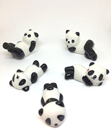 Cute Ceramic Panda Brush Rest/ Chopsticks Rest