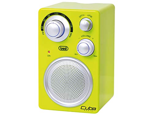 Trevi RA 742 T Radio Portatile FM con Ingresso Aux-In, Verde