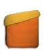 Produktbild Play Basic Collection Wende-Bettbezug Lisa, orange khaki 220 x 220 cm