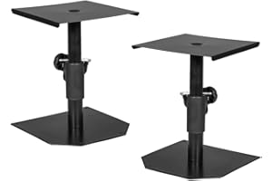 Omnitronic MOTI-1 Monitor Stand Mount for Studio Speaker Adjustable Pair DJ