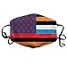 Produktbild Fashion Outdoor Mouth Mask with Design, Reusable Half Face Mask Anti-dust Mask, Line American Flag Fashion Unisex Face Mouth Mask Ear-Loop Dustproof Mask
